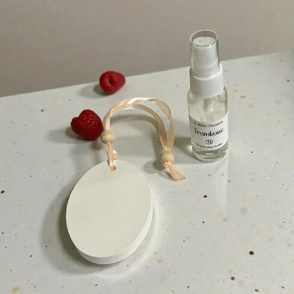 [SPPP-FRA] Spray "Framboise" et Suspension en plâtre