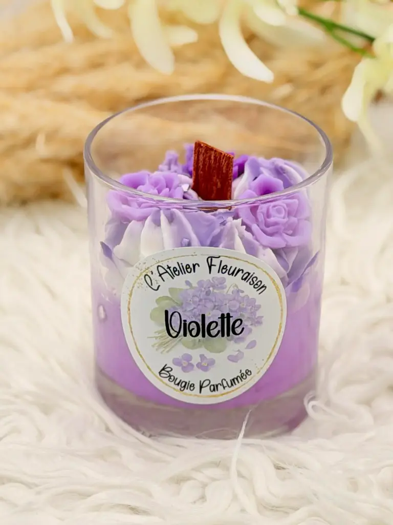 Bougie Parfumée "Violette"