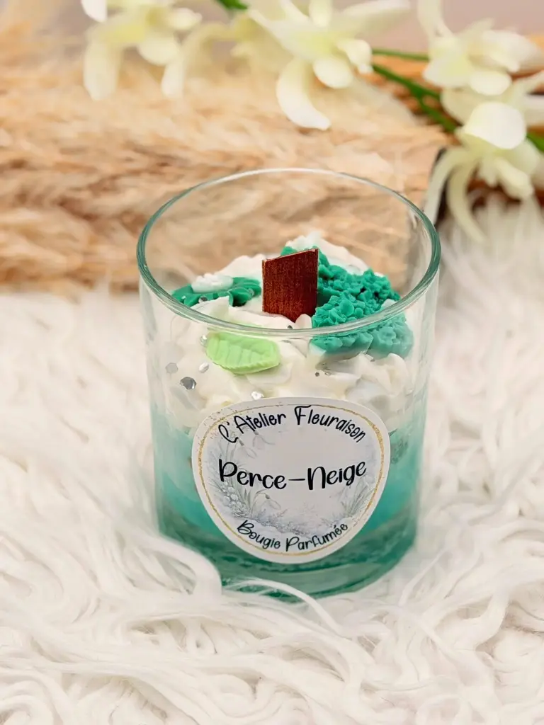 Bougie Parfumée"Perce-Neige"