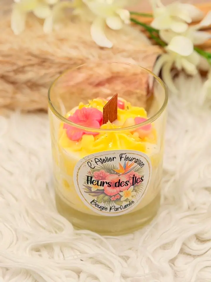 Bougie Parfumée"Fleur des îles"