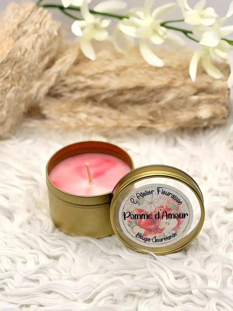 Petite Bougie "Pomme d'Amour"