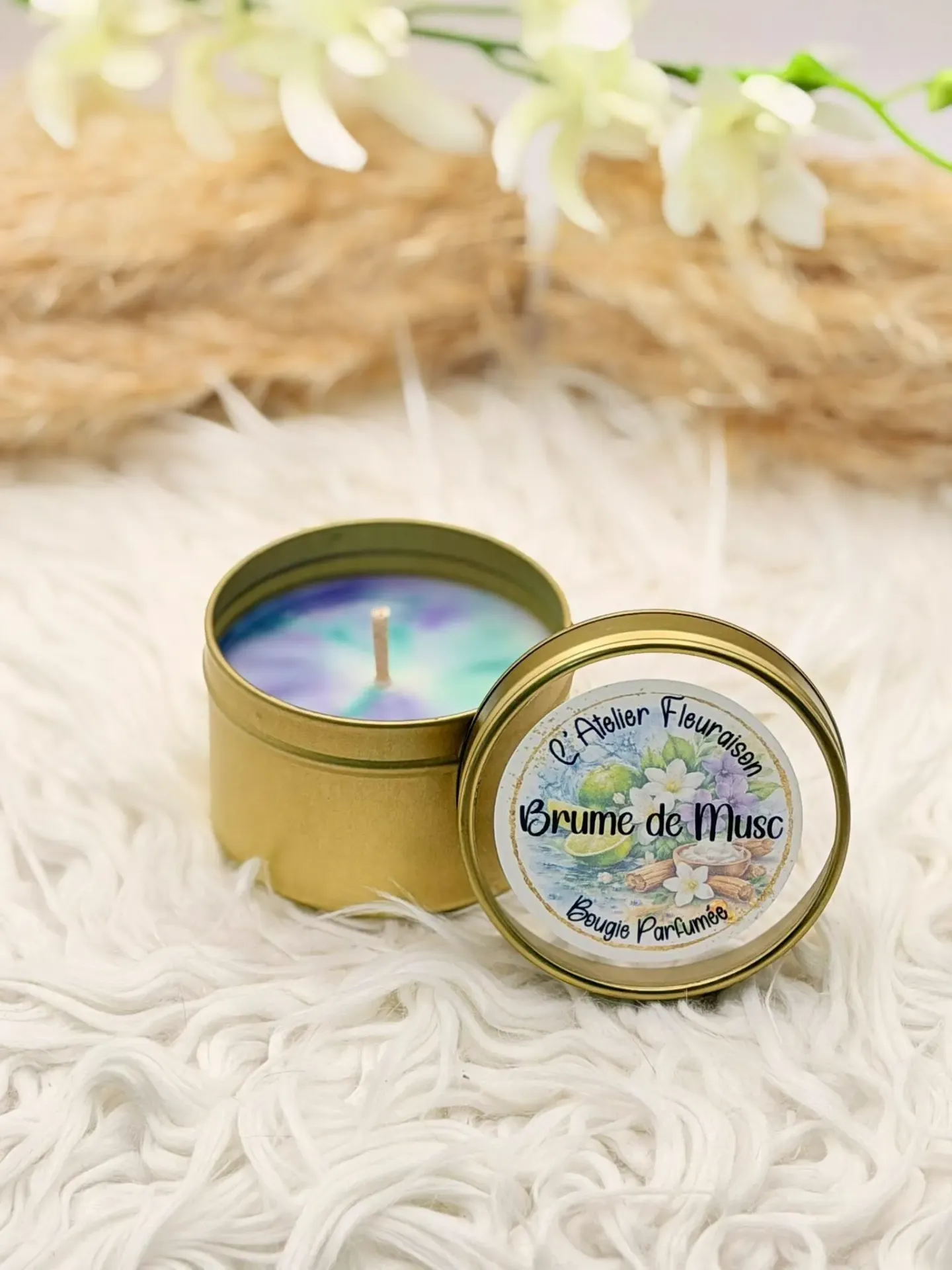 Petite Bougie "Brume de Musc"