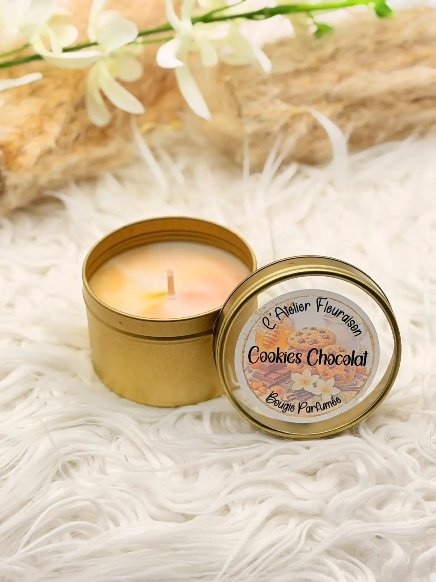 Petite Bougie "Cookies Chocolat"