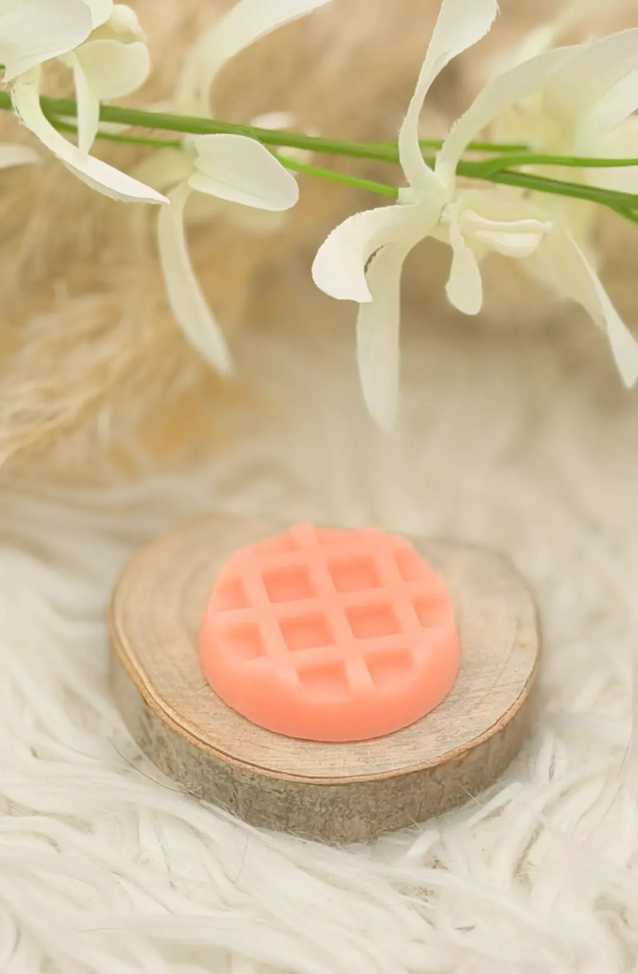 Fondant Gaufrette "Barbe à Papa"