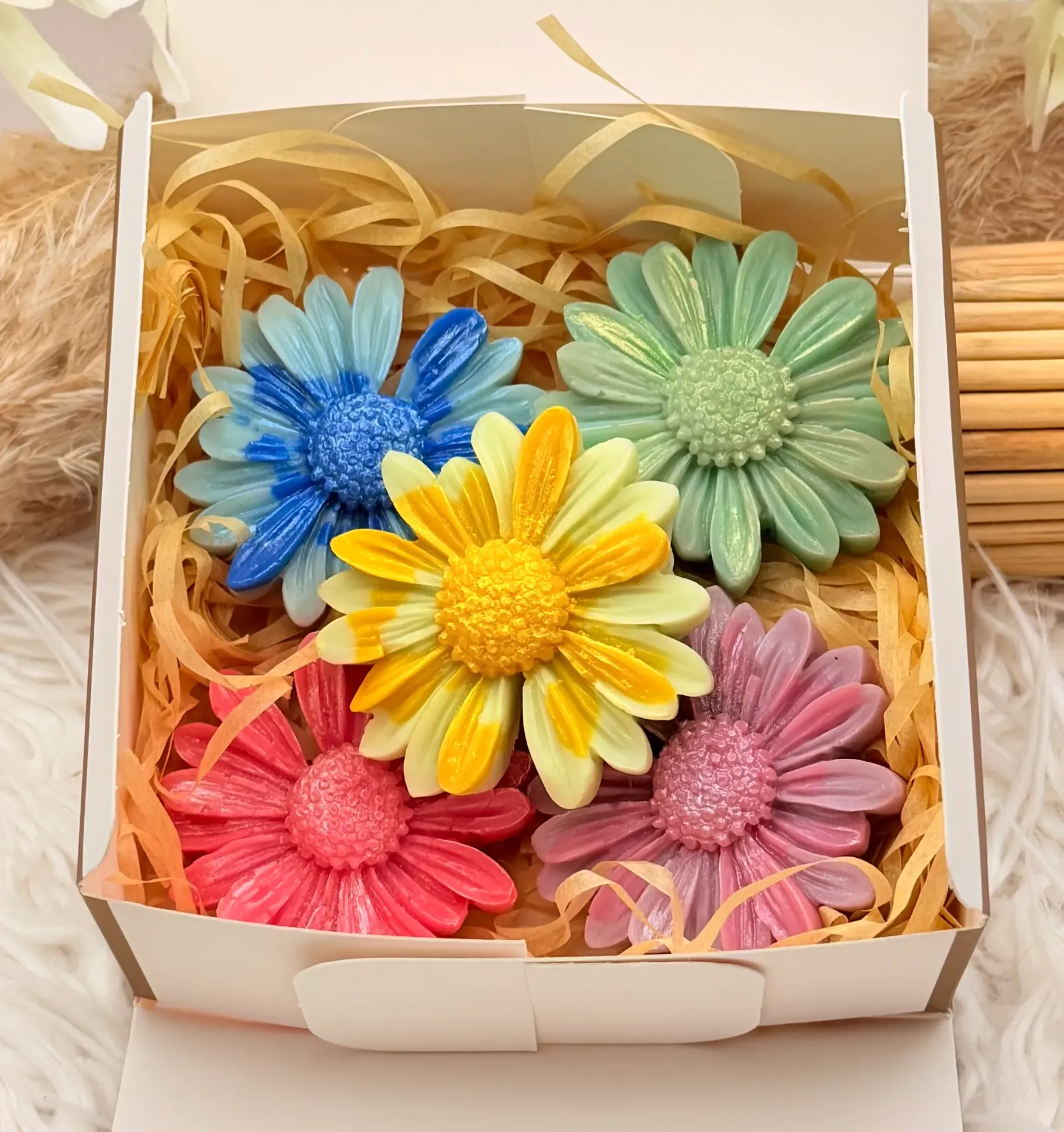 Coffret de fondants en Marguerite "Esprit Libre"