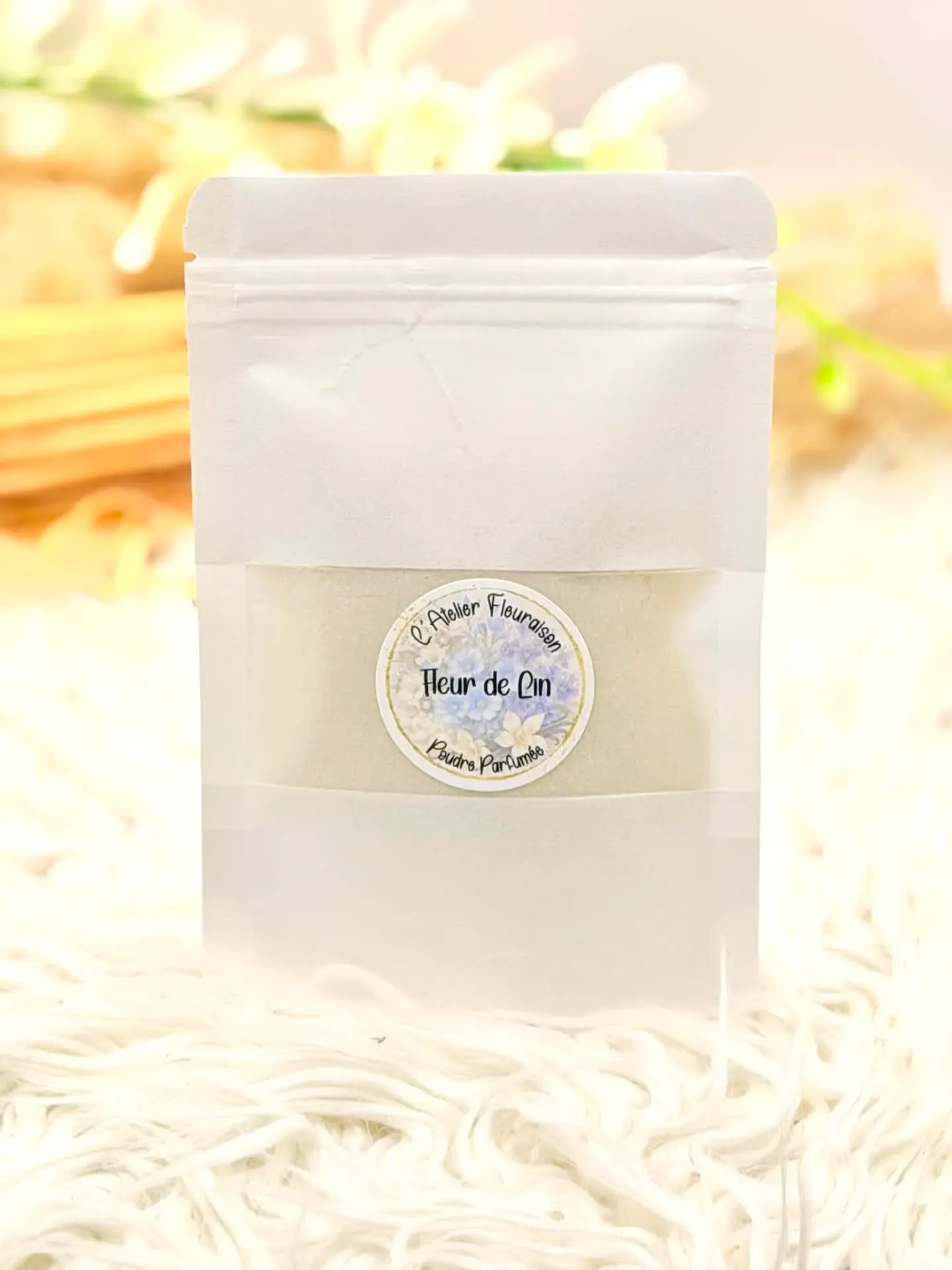 Poudre pour aspirateur  "Fleur de Lin"