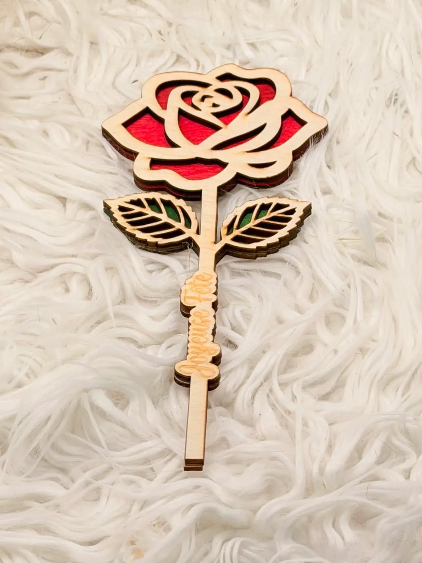 Rose "Joyeuse Fête"