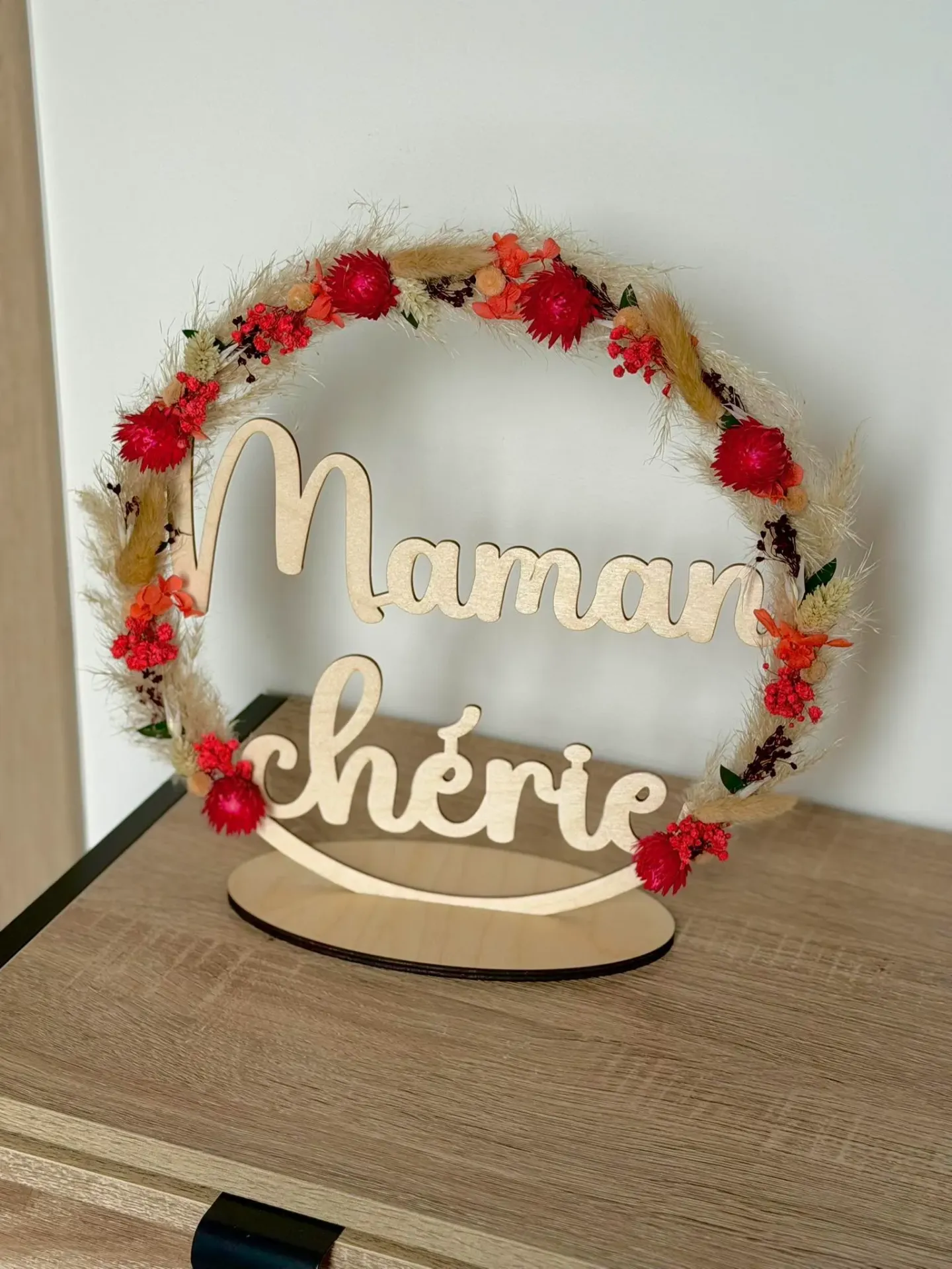 Cercle Fleuri "Maman Chérie"