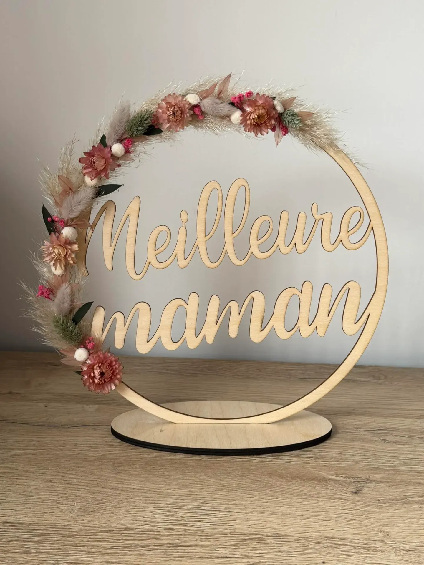 Cercle Fleuri "Meilleure Maman"