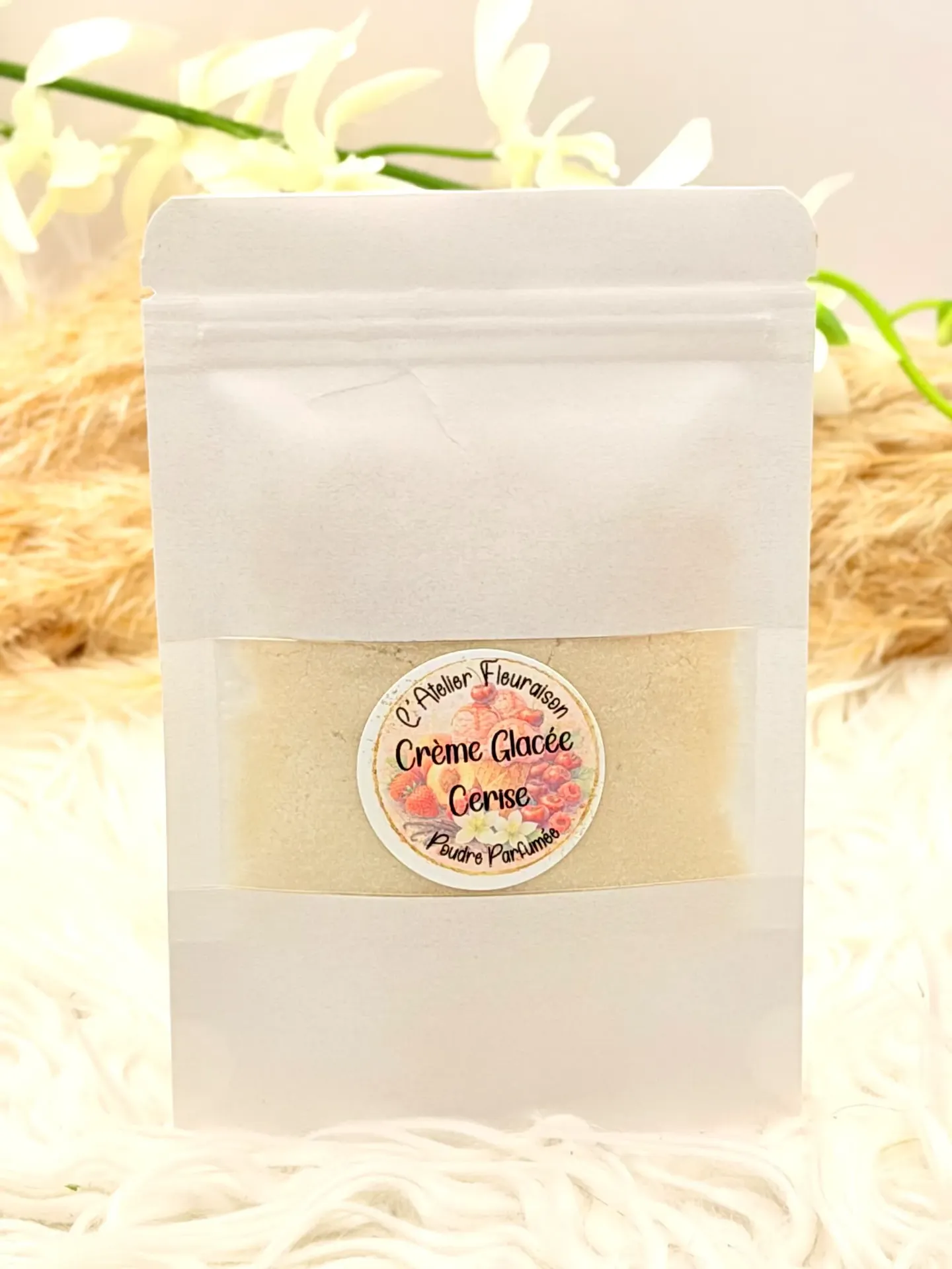 Poudre pour aspirateur "Crème Glacée Cerise"