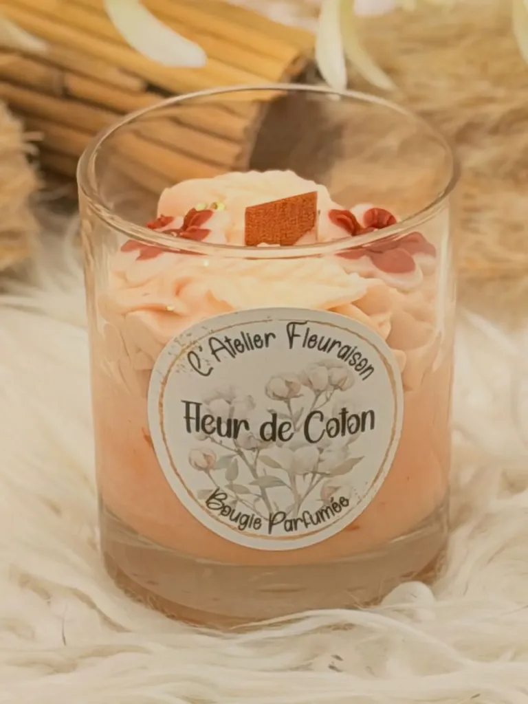 Bougie Parfumée "Fleur de Coton"