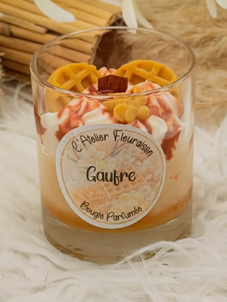 Bougie Parfumée "Gaufre"