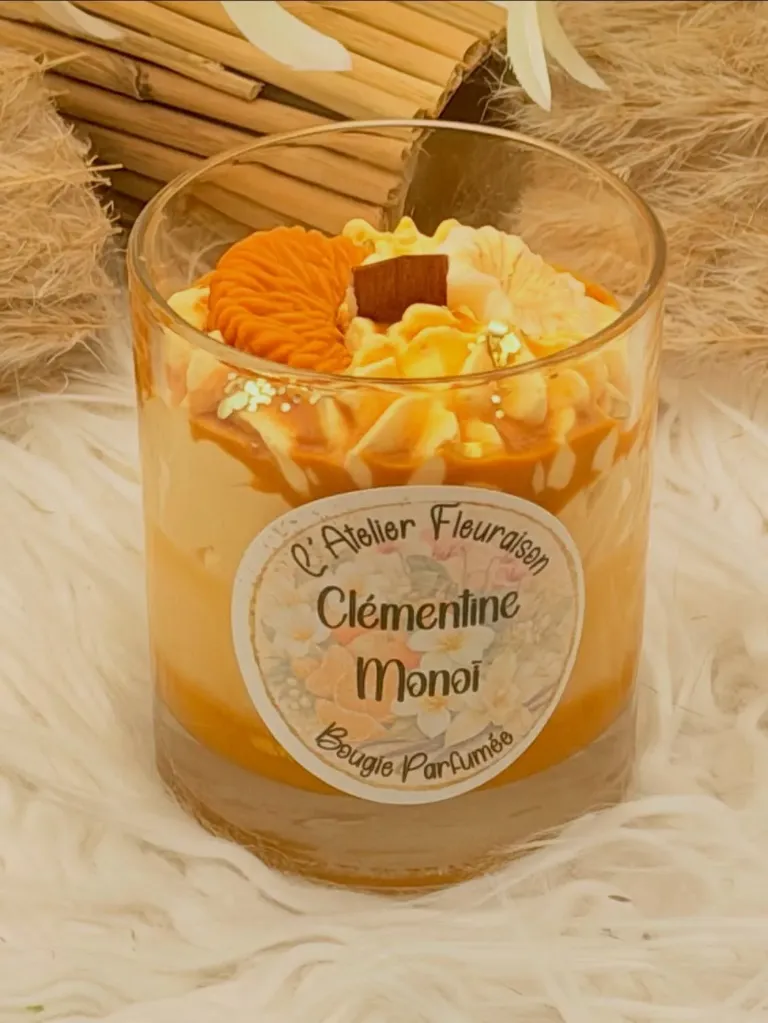 Bougie Parfumée "Clémentine-Monoï"