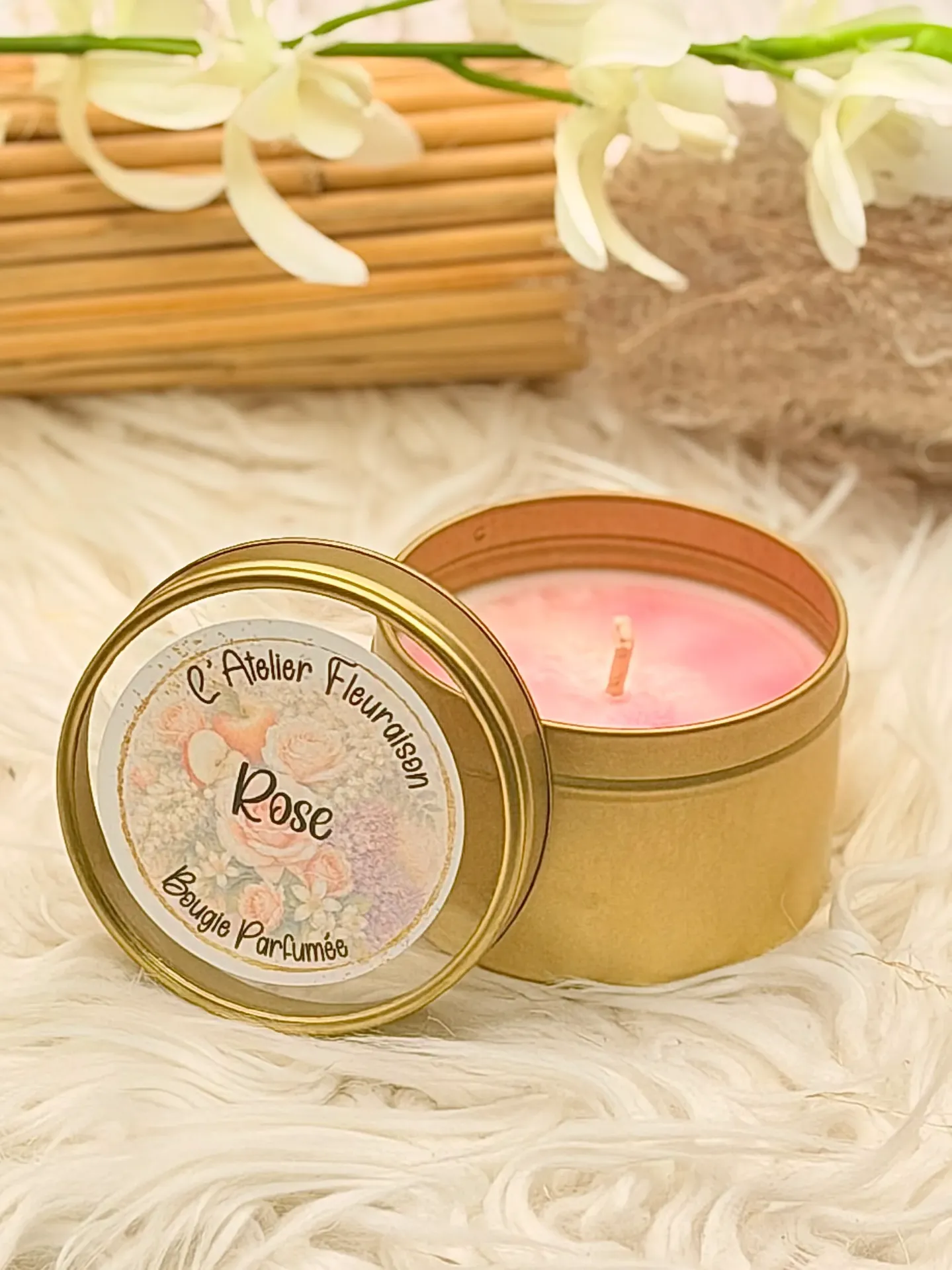 Petite Bougie "Rose"