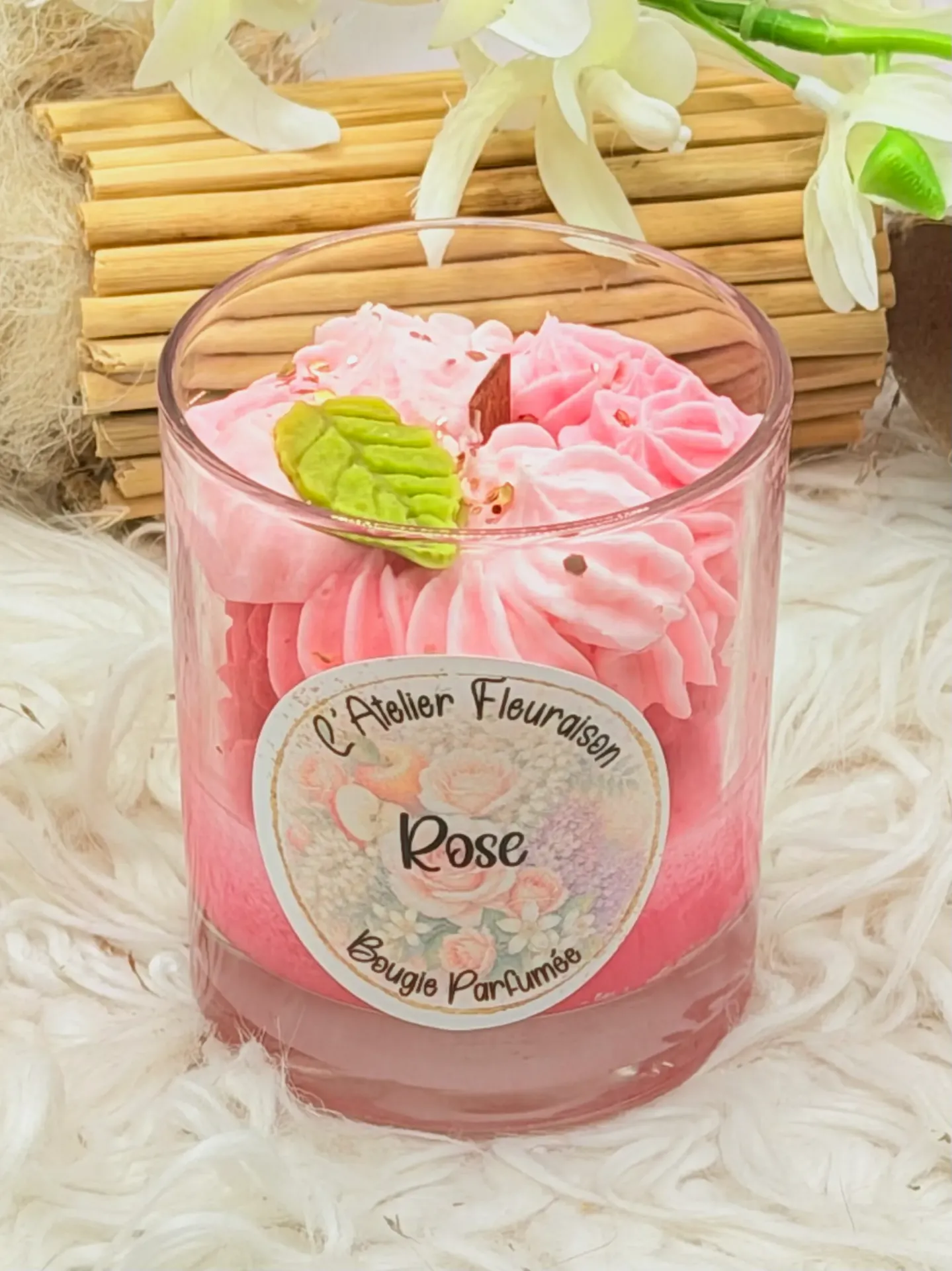 Bougie Parfumée "Rose"
