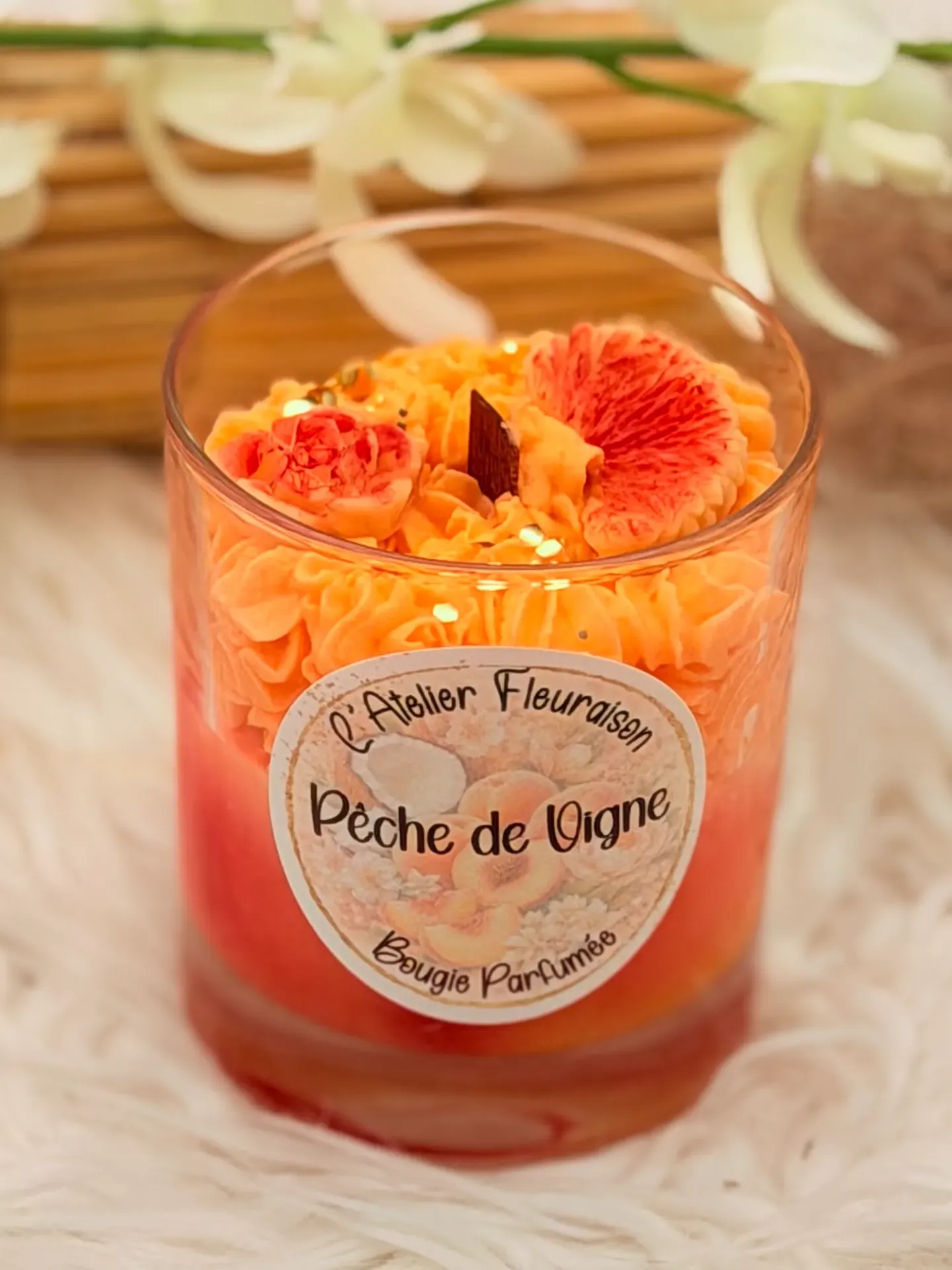 Bougie Parfumée "Pêche de Vigne"