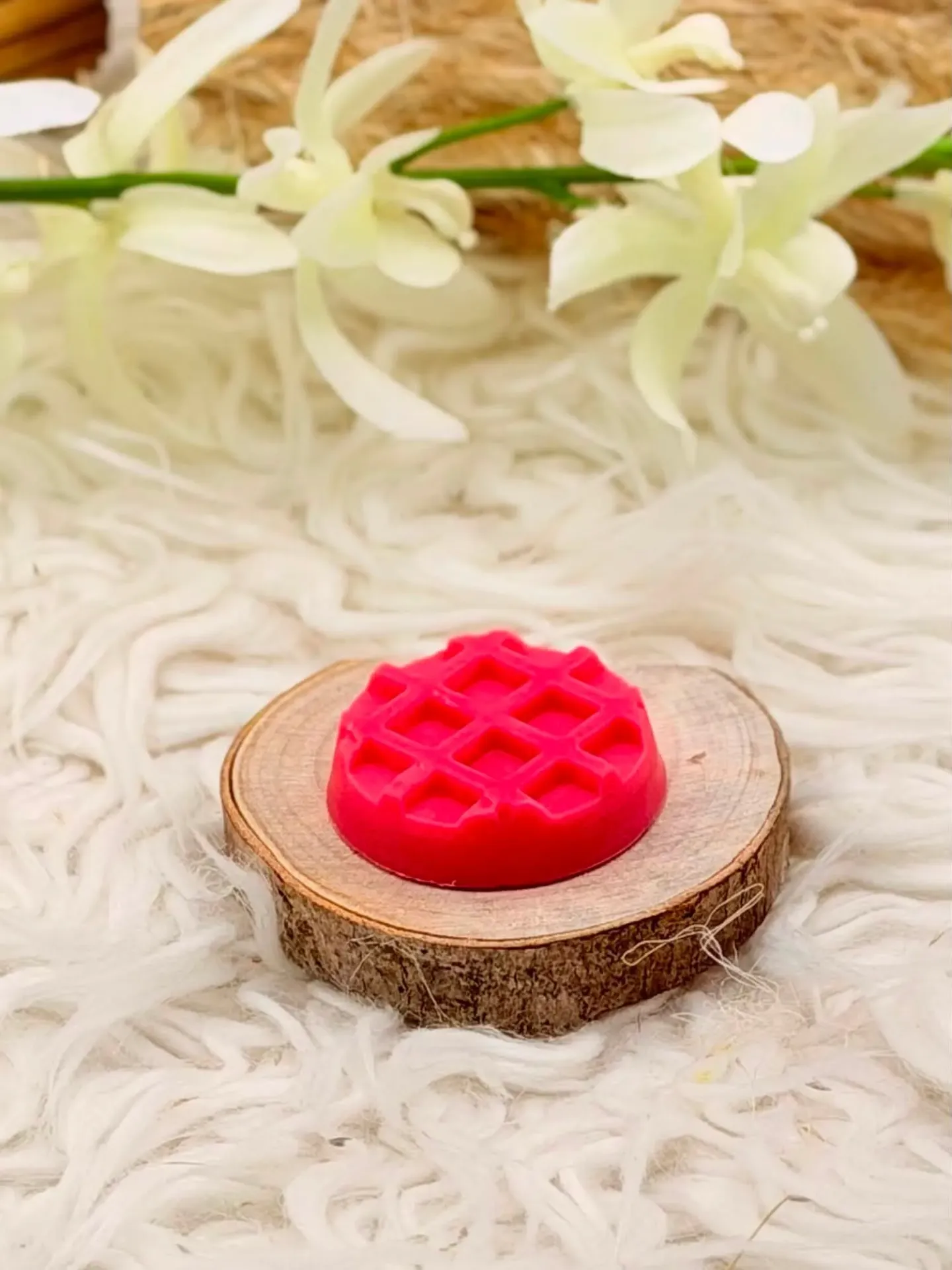 Fondant Gaufrette "Coquelicot"