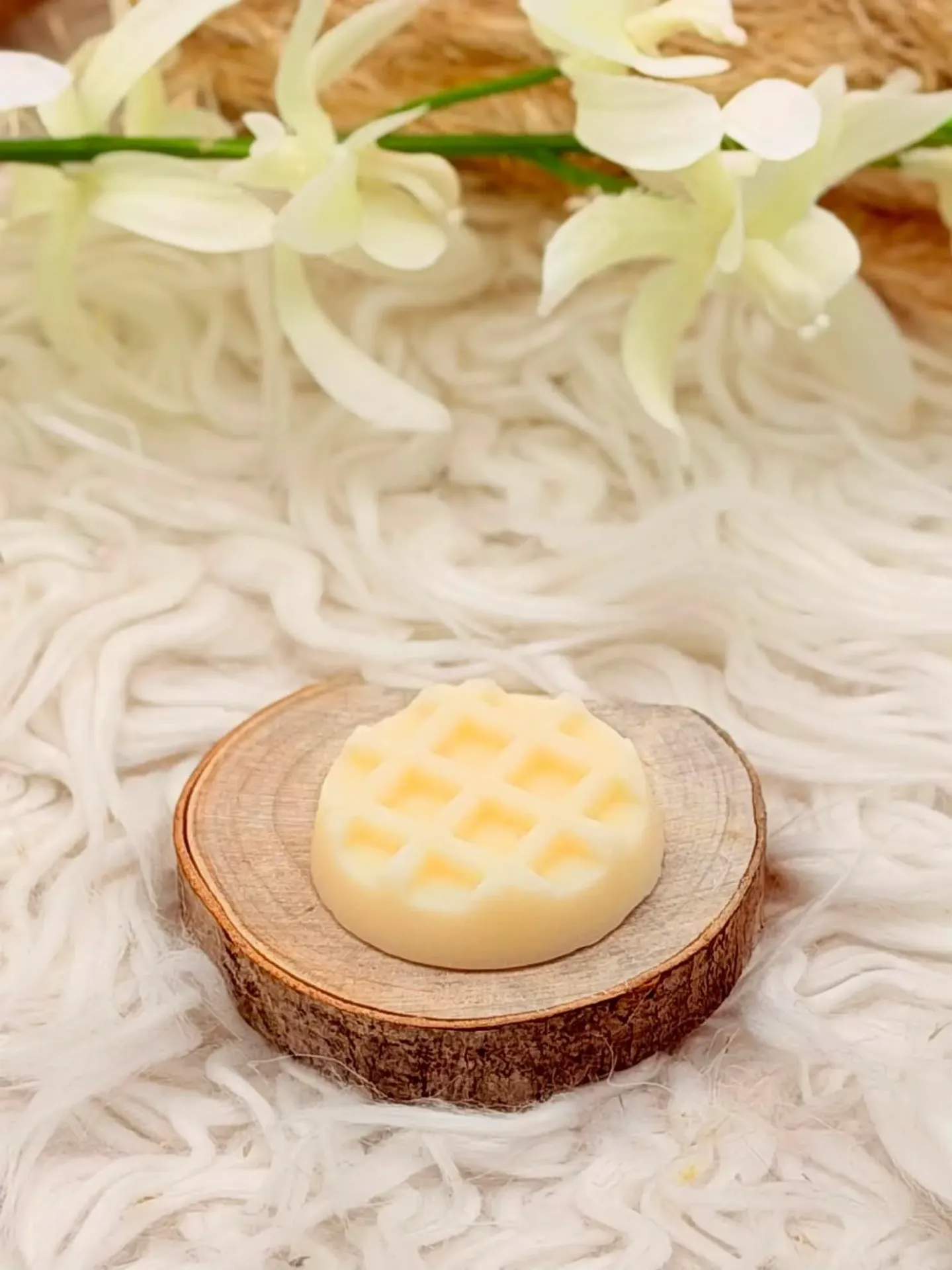 Fondant Gaufrette "Fleur de Coton"