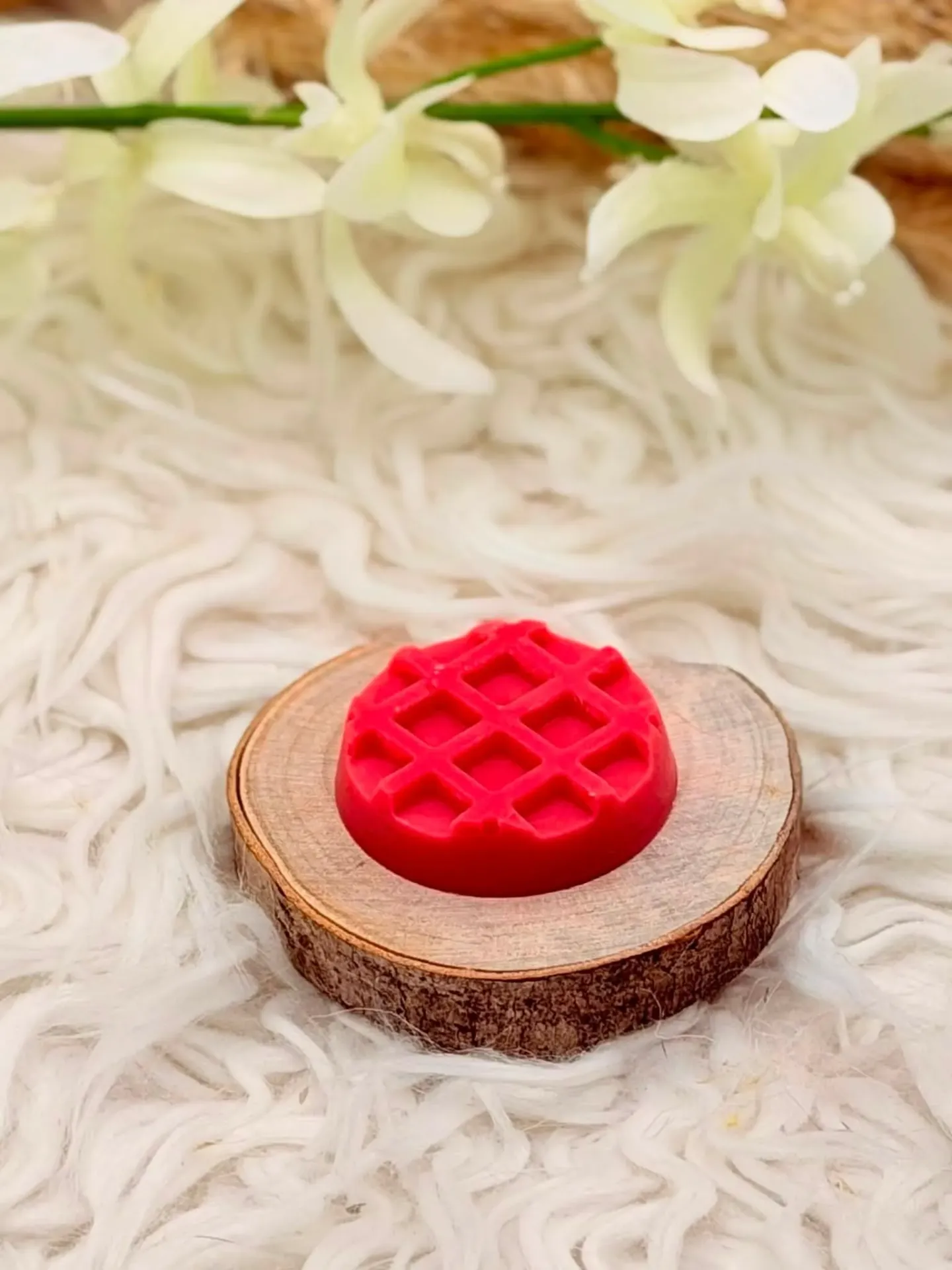 Fondant Gaufrette "Rose"