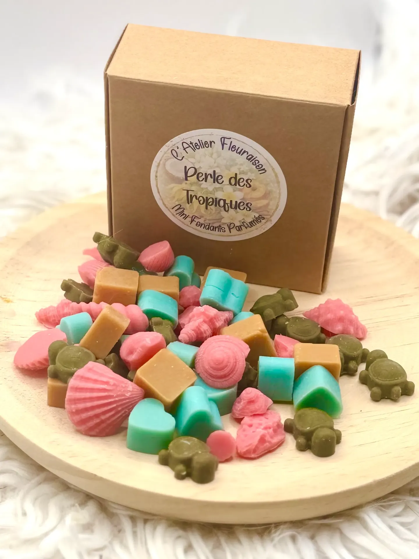 Mini fondants parfumés "Perle des Tropiques"