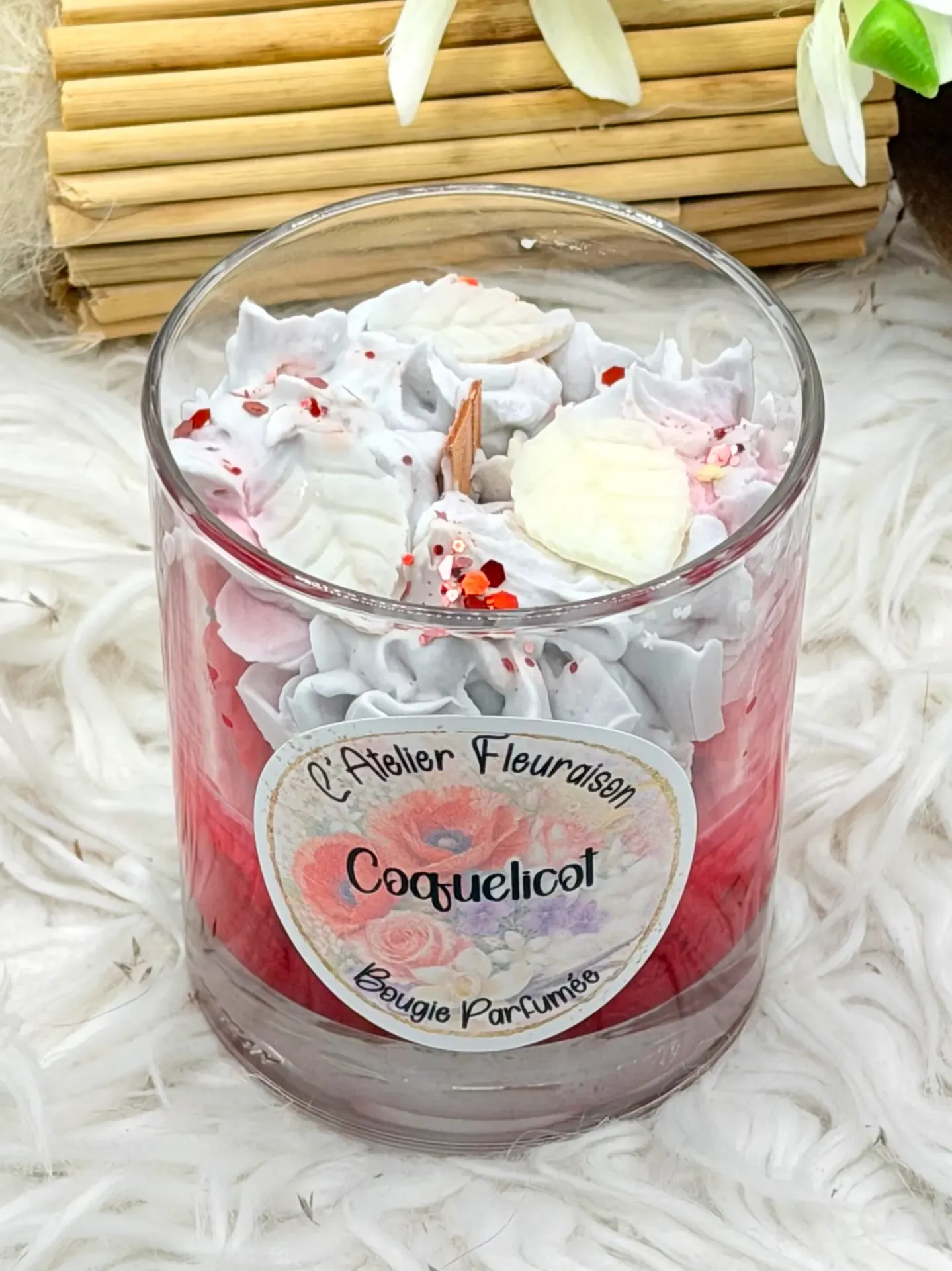 Bougie Parfumée "Coquelicot"