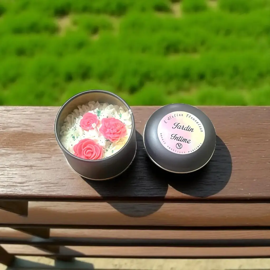 Bougie Chantilly "Jardin Intime" 