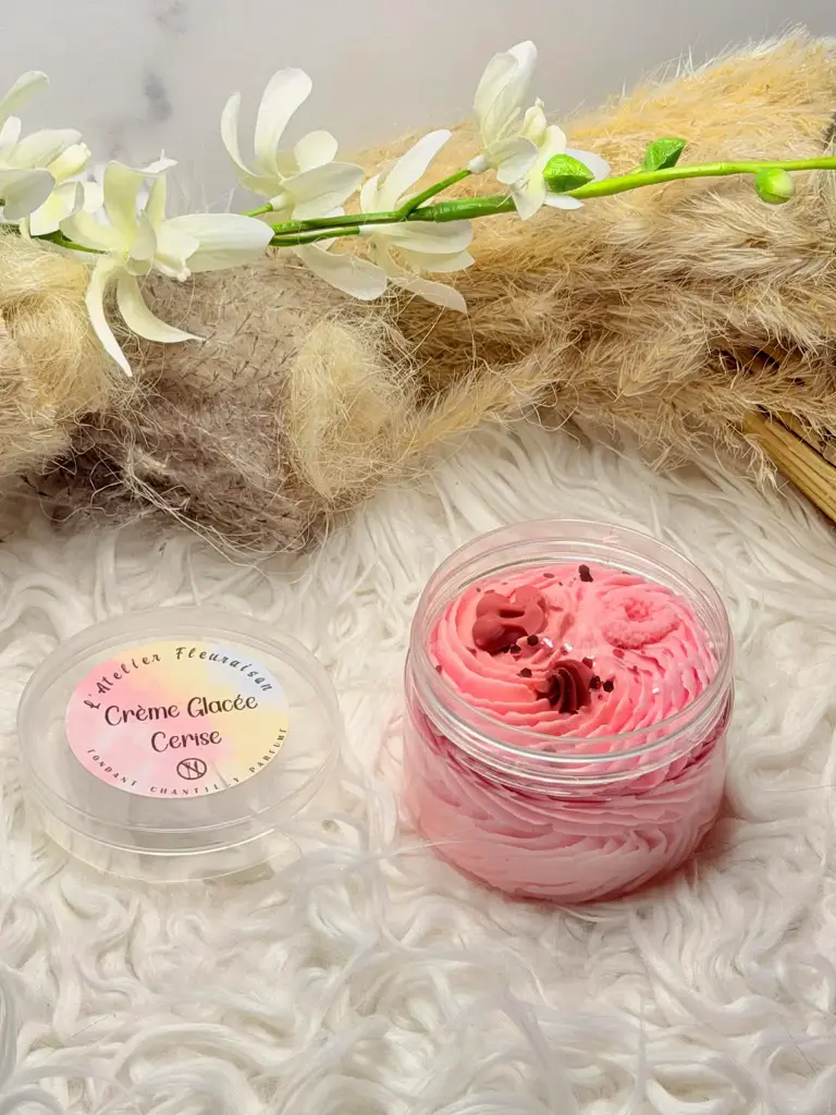 Fondant Chantilly "Crème Glacée Cerise"