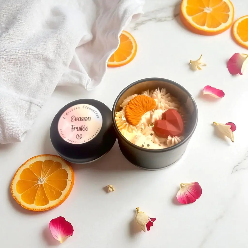 Bougie Chantilly "Evasion Fruitée"  