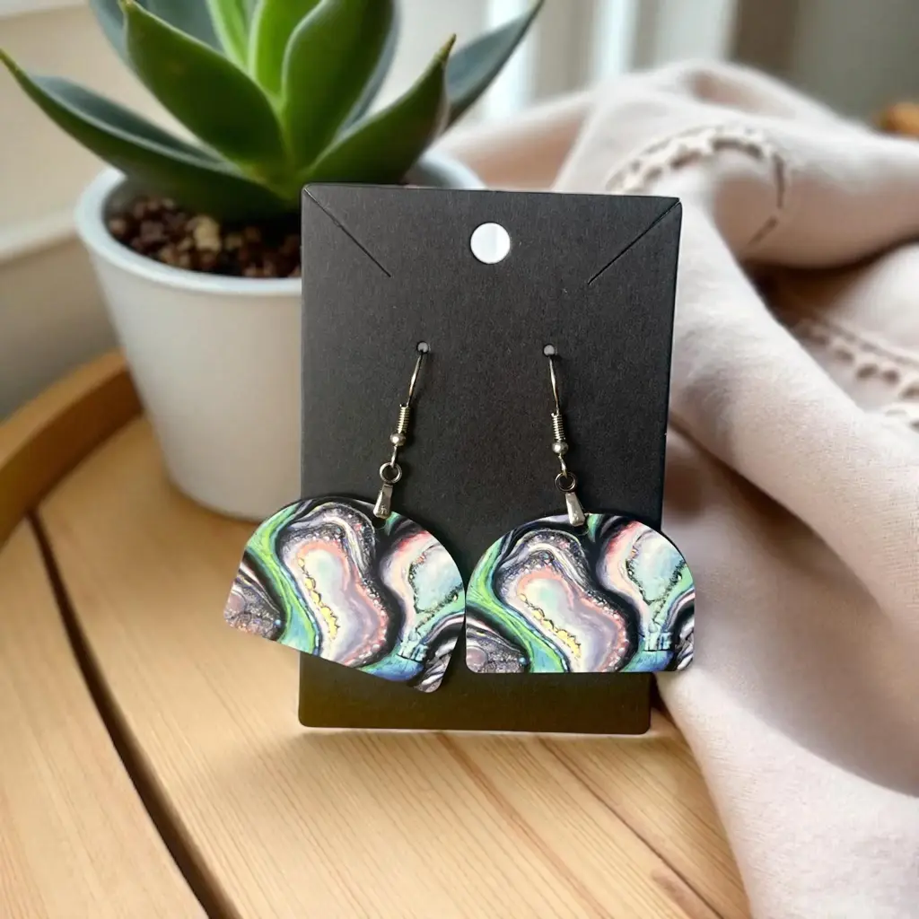 Boucles d'oreilles "Demi lune"