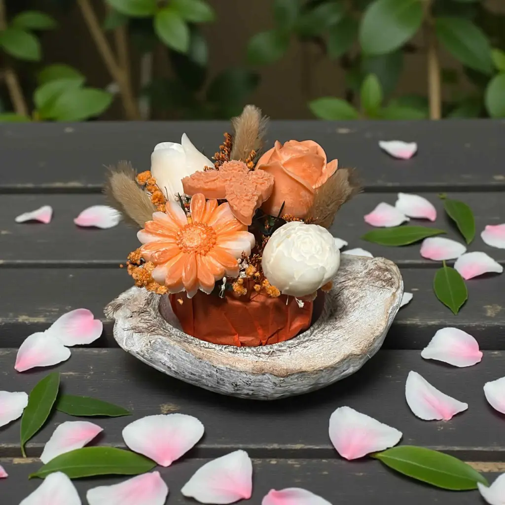 Noix de coco Blanche avec Fondants Parfumés  