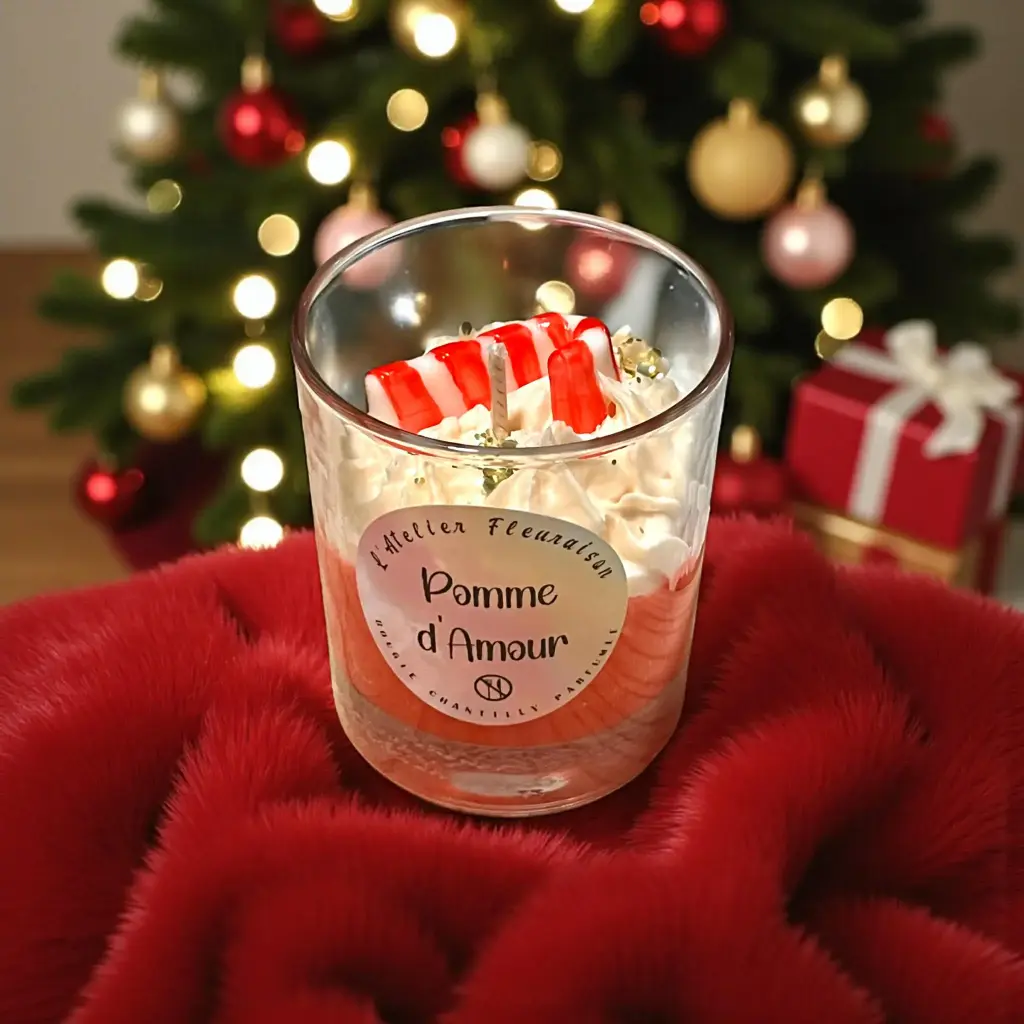 Bougie Chantilly "Pomme d'Amour" 