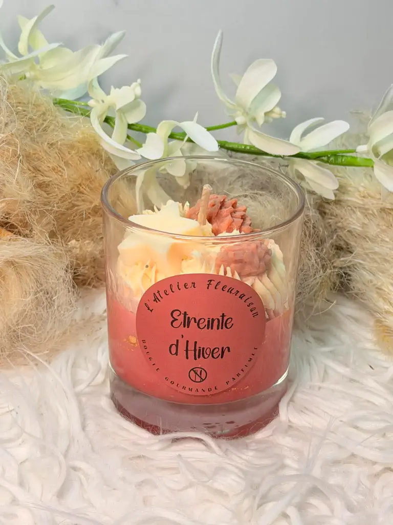 Bougie Parfumée "Etreinte d'Hiver - Vin Chaud"
