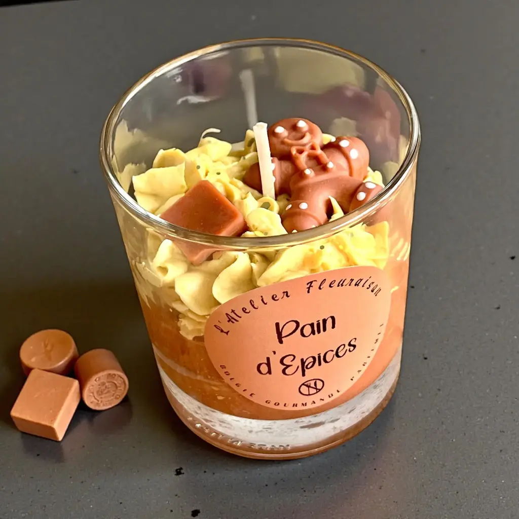 Bougie Chantilly "Pain d'épices"