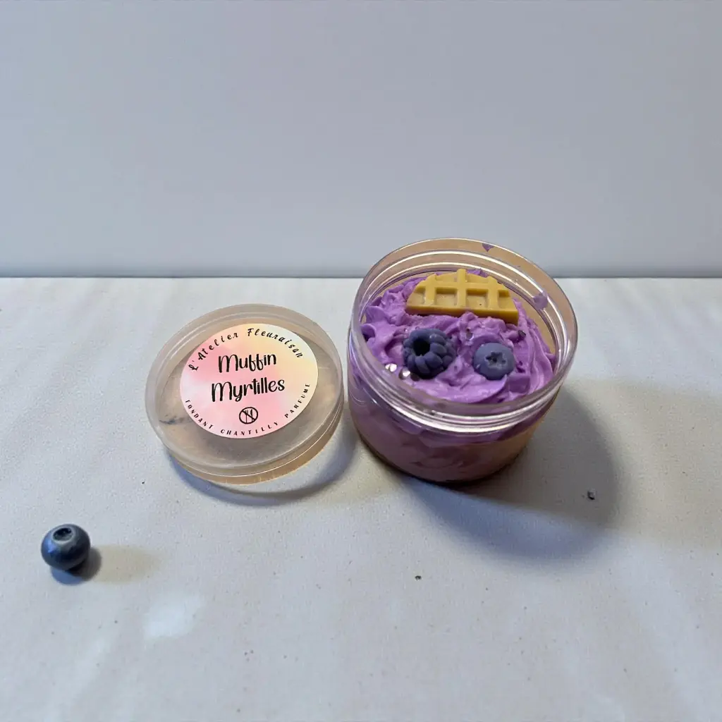 Fondant Chantilly "Muffin Myrtilles"