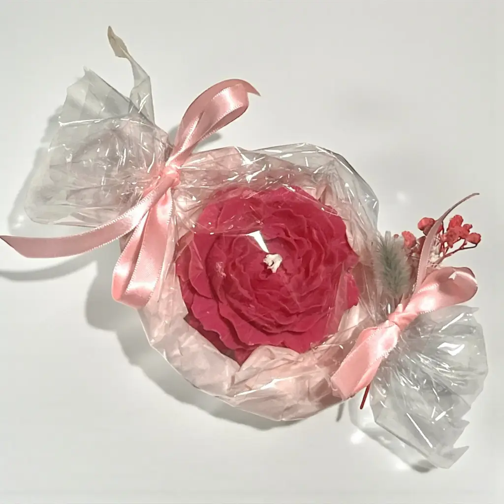 Bougie Pivoine "Jardin Intime" + coupelle de protection  