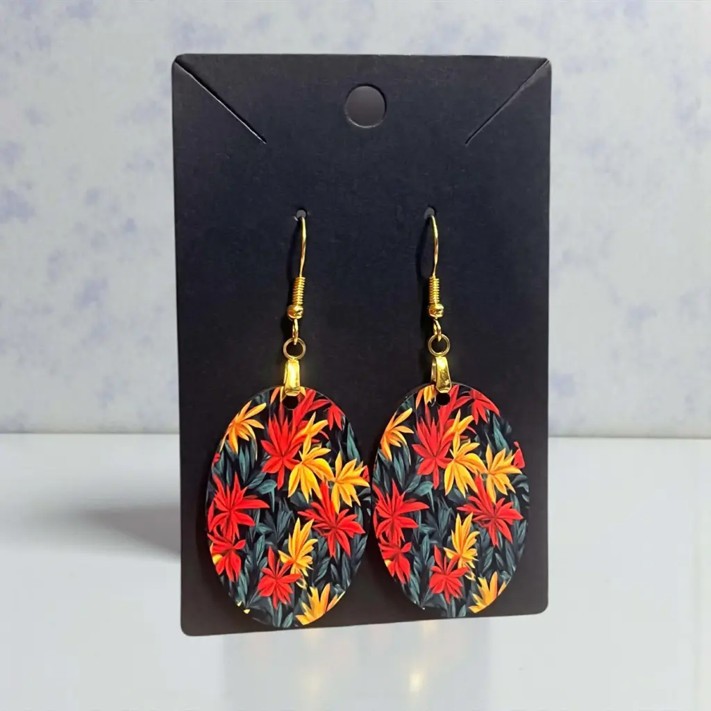 Boucles d'oreilles ovales