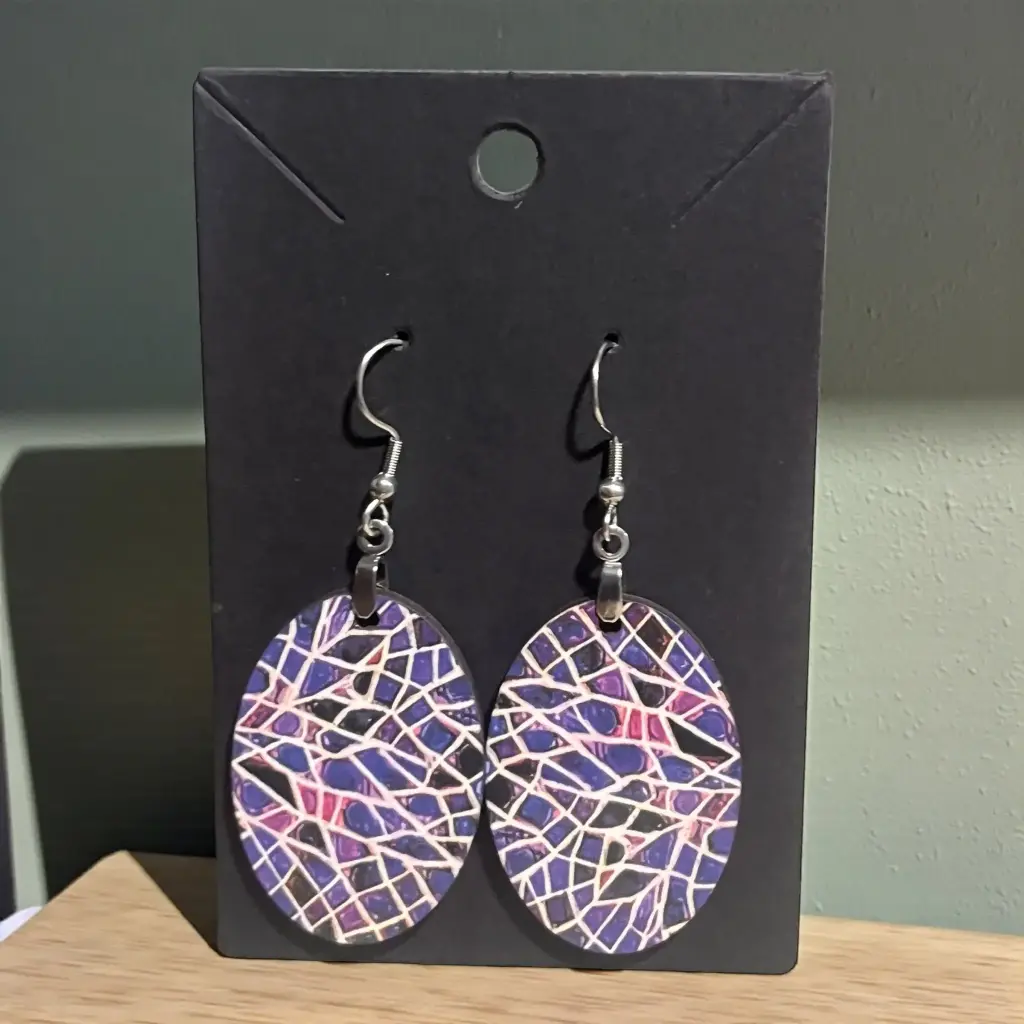 Boucles d'oreilles ovales
