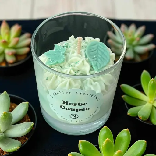 [BGGV-HBC] Bougie Chantilly "Herbe Coupée" 