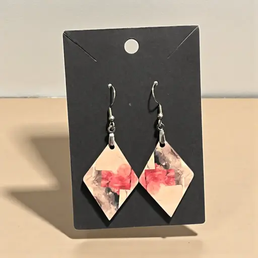 Boucles d'oreilles Losanges