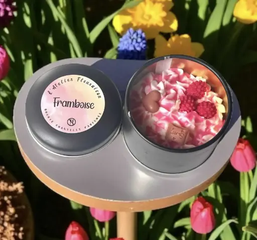 [BGNF-FRB] Bougie Chantilly "Framboise"