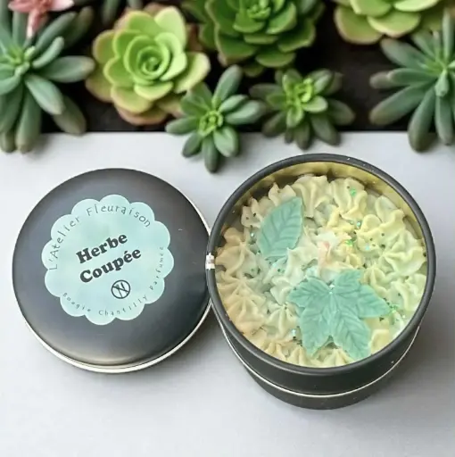 [BGNF-HBC] Bougie Chantilly "Herbe Coupée " 