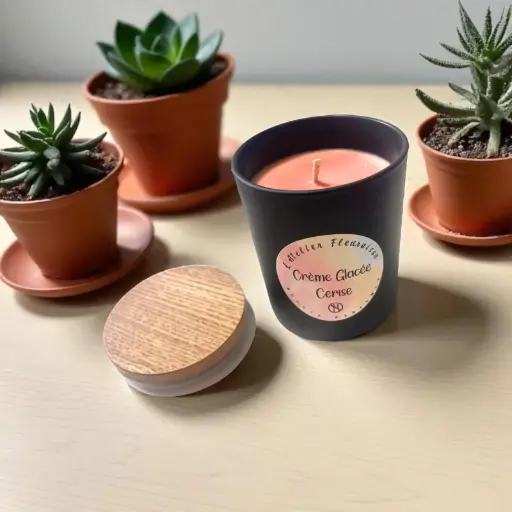 [BGNV-CGC] Bougie "Crème Glacée Cerise" 