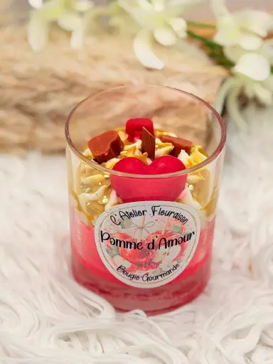 Bougie Parfumée"Pomme d'Amour"