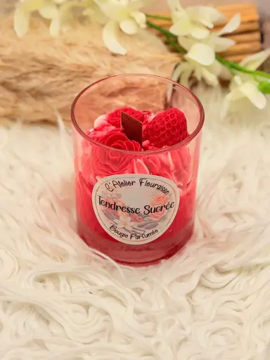 Bougie Parfumée"Tendresse Sucrée"