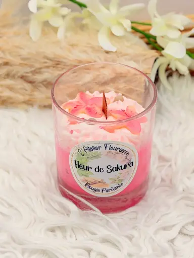 Bougie Parfumée"Fleur de Sakura"