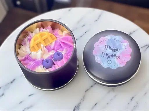 [BGNF-MFM] Bougie Chantilly "Muffin Myrtilles" 