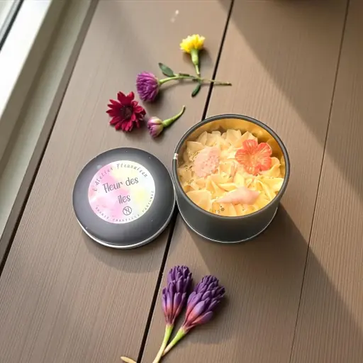 [BGNF-FDI] Bougie Chantilly "Fleur des îles"   