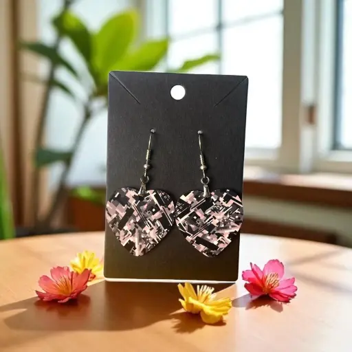 Boucles d'oreilles cœur