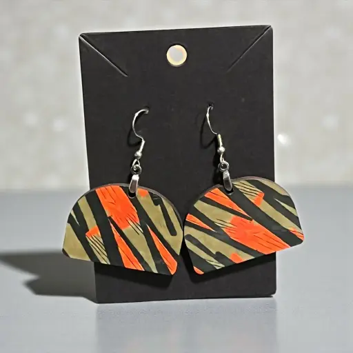 Boucles d'oreilles "Demi lune"