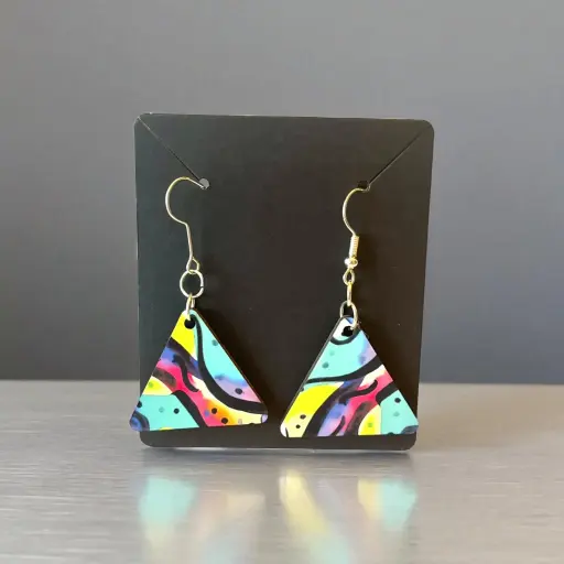 Boucles d'oreilles triangulaires